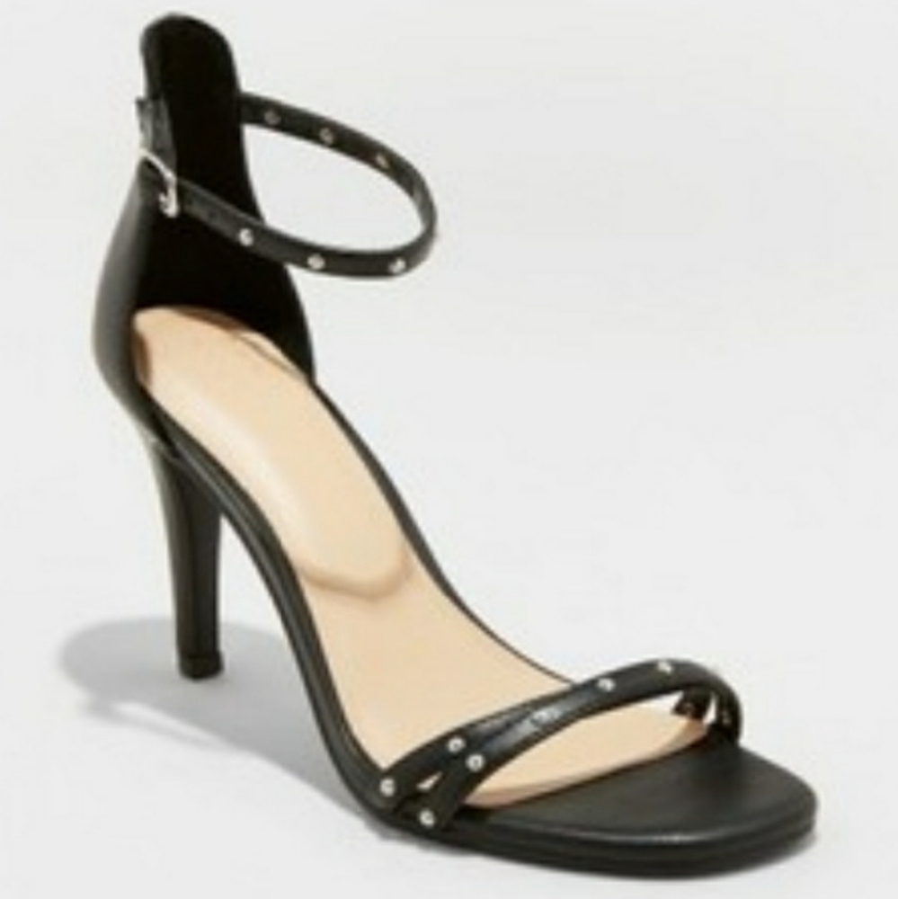 A New Day Enya Studded Barely There Pump Heels 9